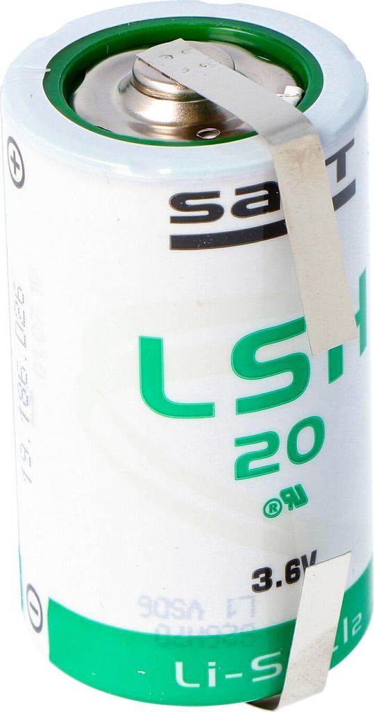 SAFT LSH 20 Lithium Batterie 3.6V Primary LSH20 mit U-Lötfahnen