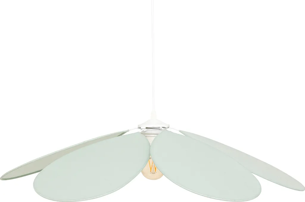 Suspension Eazy Living Ø 72 cm Mendy Green - Luminaire Design Vert Sauge