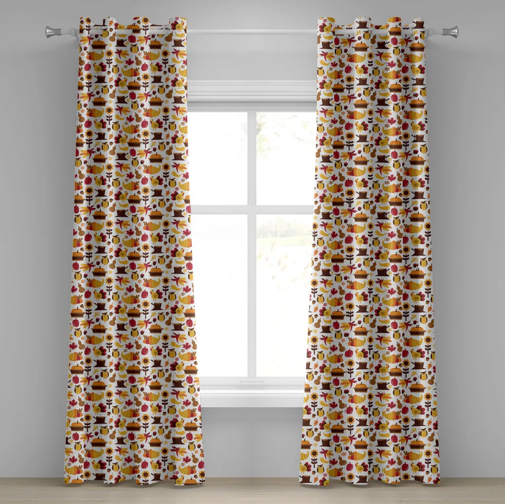 Rideau de séparation thermique Automne 280x245 cm pour Chambre Cosy