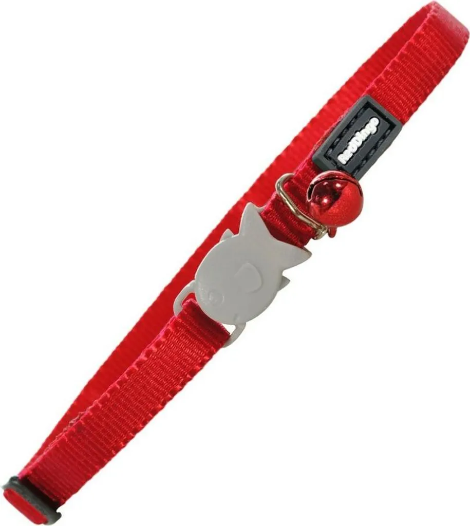 Collare per Gatti Rosso Dingo (1,2 x 20-32 cm) - Sicurezza e Stile