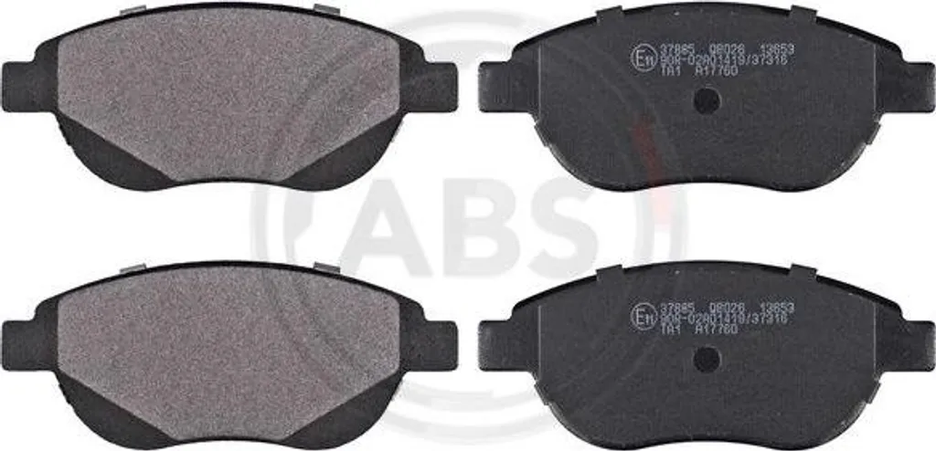 Stop aux Sifflements : Plaquettes Frein C4 A.B.S. 37885 OE 425427
