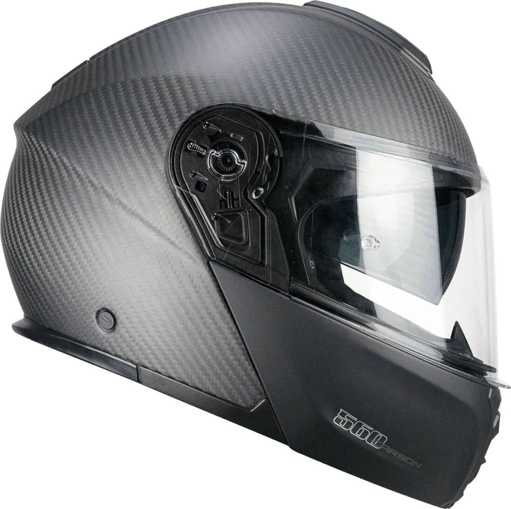 Casque de moto modulable noir mat CGM 560C MAD PRO pour adulte taille S