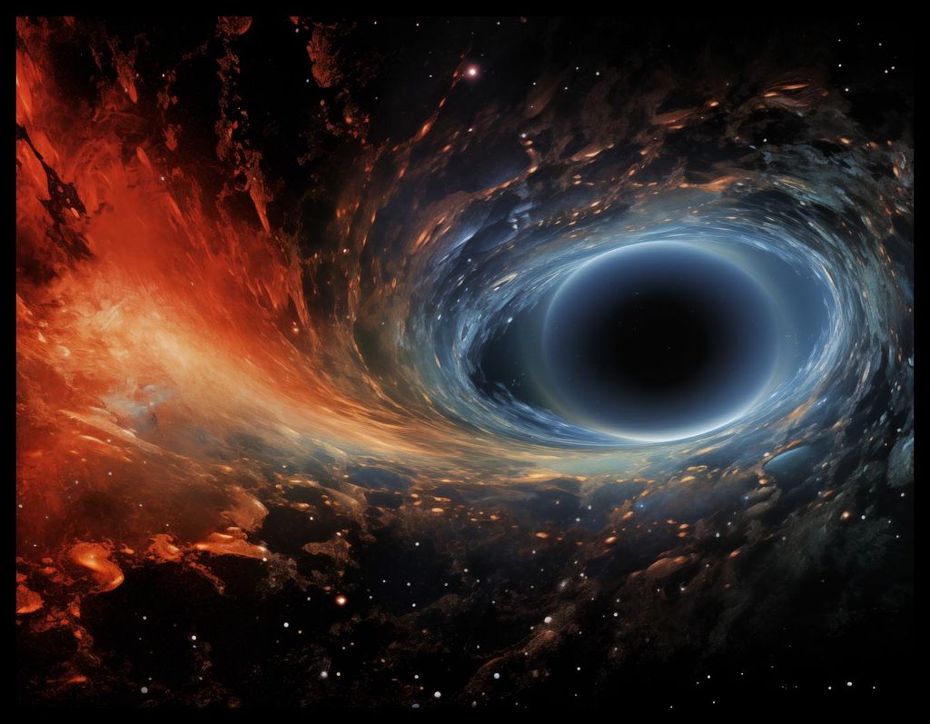 Plakat 65x50cm Unendlichkeit des Universums