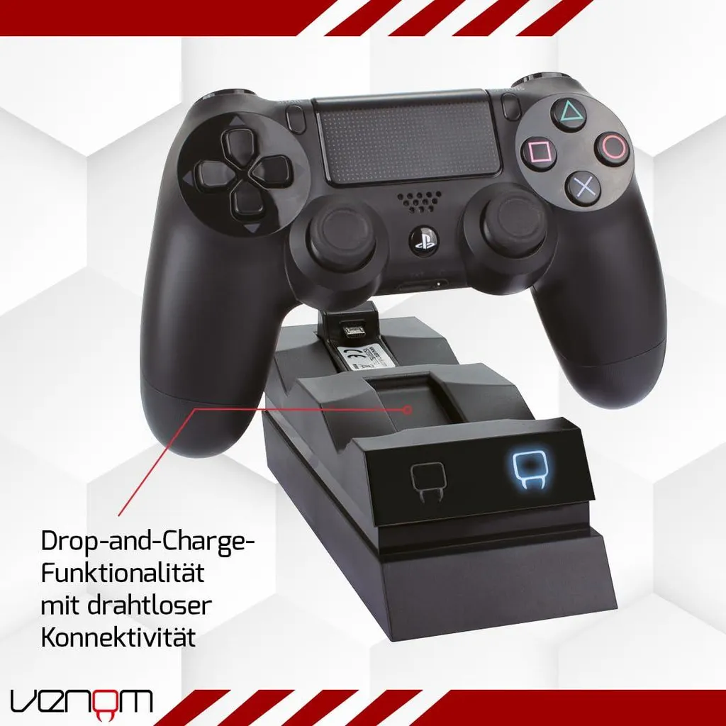 Venom Twin Docking Station : Chargeur Double Rapide avec Indicateur LED - 7