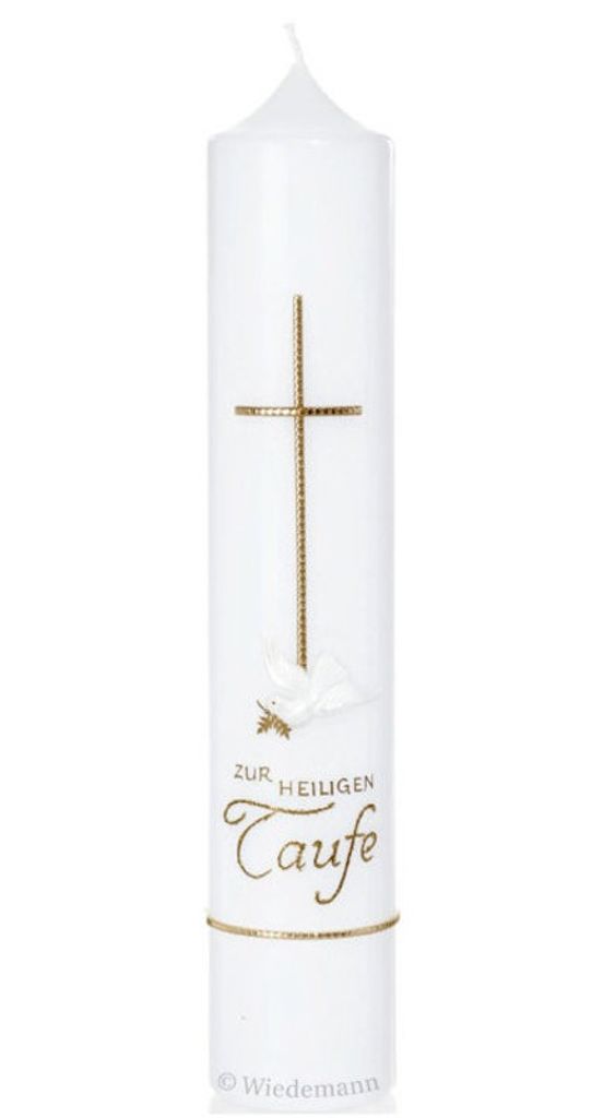 Wiedemann 165449.026 Taufkerze Gold Produktbild 