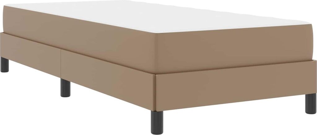 "im Sonderangebot"Bettrahmen - Einzelbett/Jugendbett - Erwachsene/r / Kind - mit Matratze Cappuccino 90x190cm Stoff - Klassische Betten DEMöbel751944