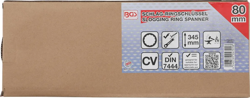 BGS Chiave combinata SW 80 mm - 35180 - 2