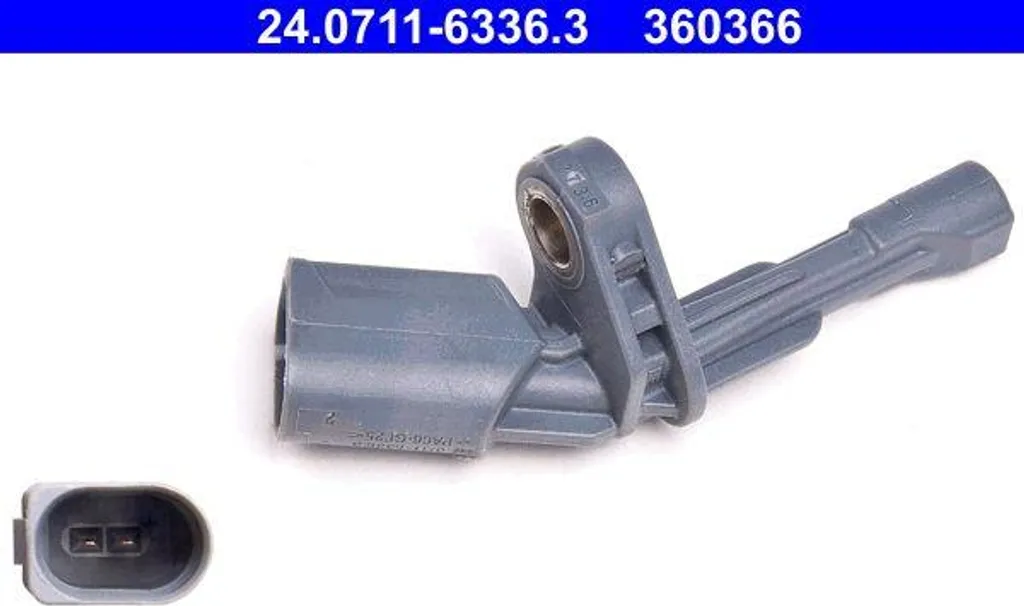 Sensore Giri Ruota ATE 24.0711-6336.3 | Per Audi VW Seat 1K0927808A