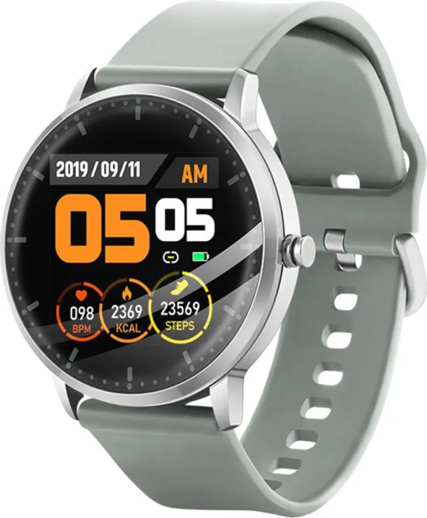 Smartwatch T9 Grigio: Orologio Sportivo Intelligente per Fitness e Chiamate