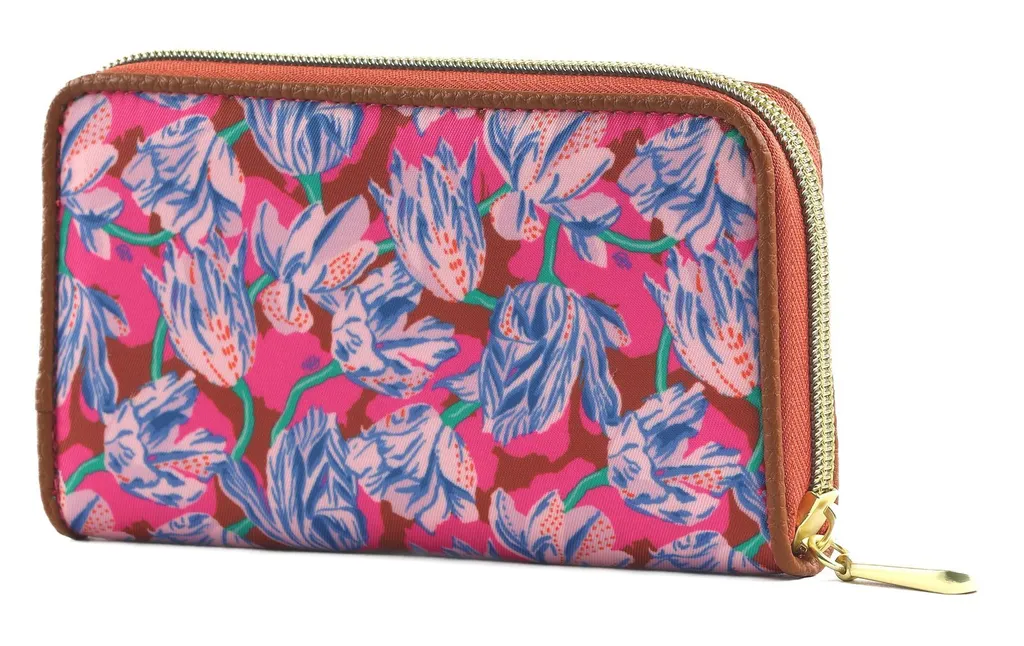 Porte-monnaie compact Oilily Zana Tulipy rose - Ne perdez plus votre monnaie - 4