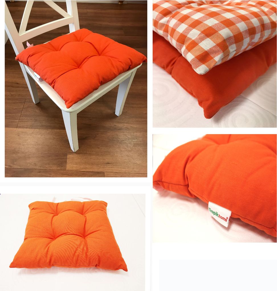Sitzkissen Stuhl Garten Terrasse Küche Deko Kissen Produktbild 