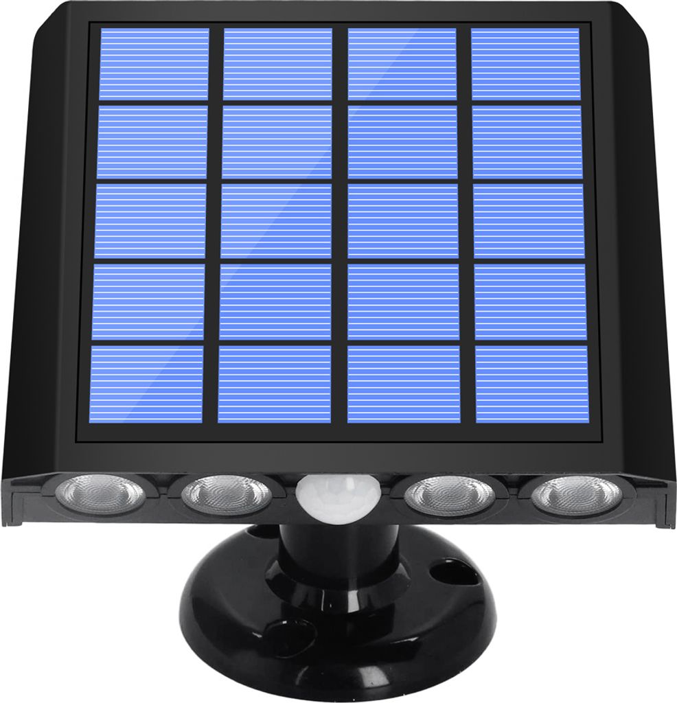 LED Solar Lampe Garten Außen Bewegungsmelder 3 Modi Produktbild 5