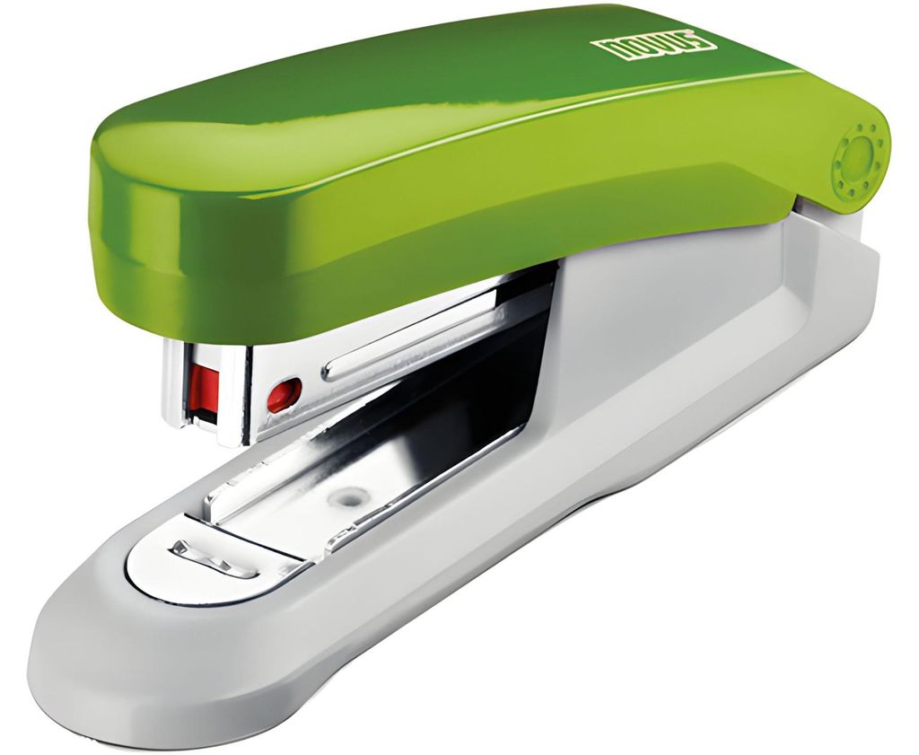 Novus Heftgerät E 15 fresh, bis 15 Blatt fresh grün/grau, Produktbild 