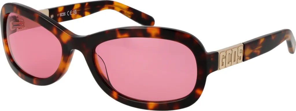 GCDS GD0038 52S Dark Havana | Eleganza Streetwear Unisex