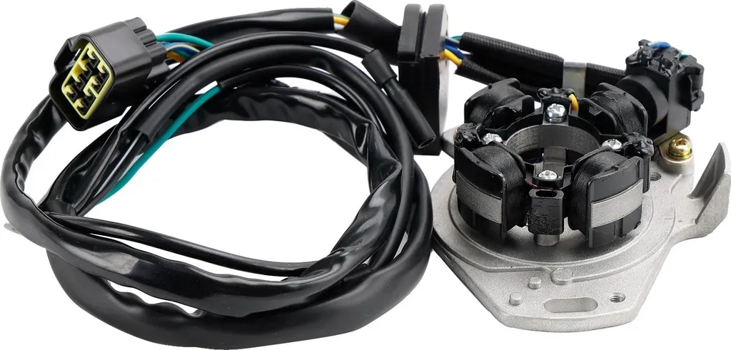 Stator d'allumage complet pour moto de cross, kit de remplacement 4 pôles