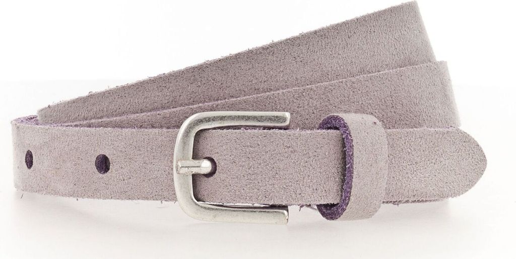 Vanzetti Leder Gürtel 15 mm Velour Belt W70 Pastel Lavender flieder