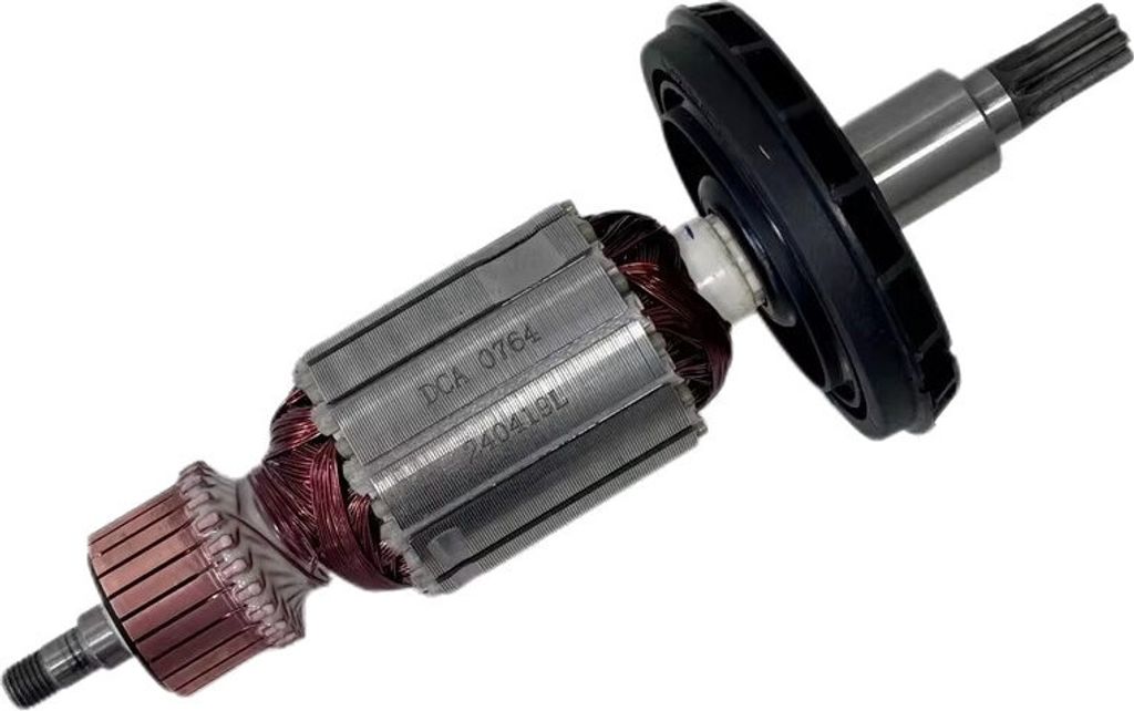 Trade-Shop Rotor Anker Läufer Motor Ersatzteil mit Lüfter kompatibel mit Bosch GBH 8-45 D, GBH 8-45 DV, GSH 7 VC, GSH 9 VC ersetzt 1614010267