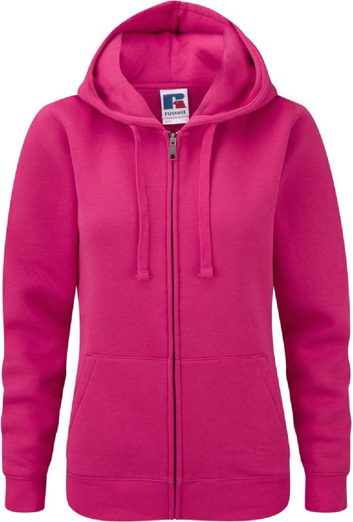Russell Damen Kapuzenjacke, 3lagig FK693 (XL) (Fuchsia)