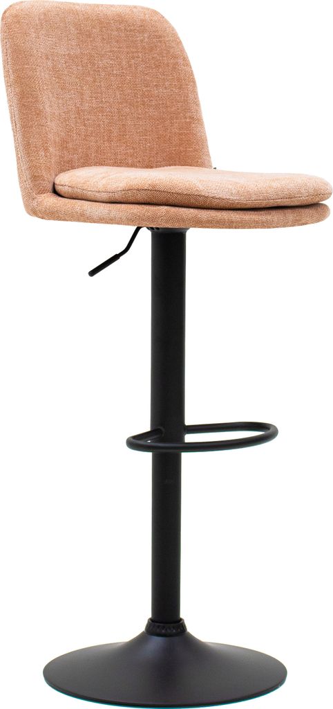 Kick Collection Barhocker Liam - Rosa - 80% strukturierter stoff, 20% metall en Metall - Erhältlich in vielen Farben