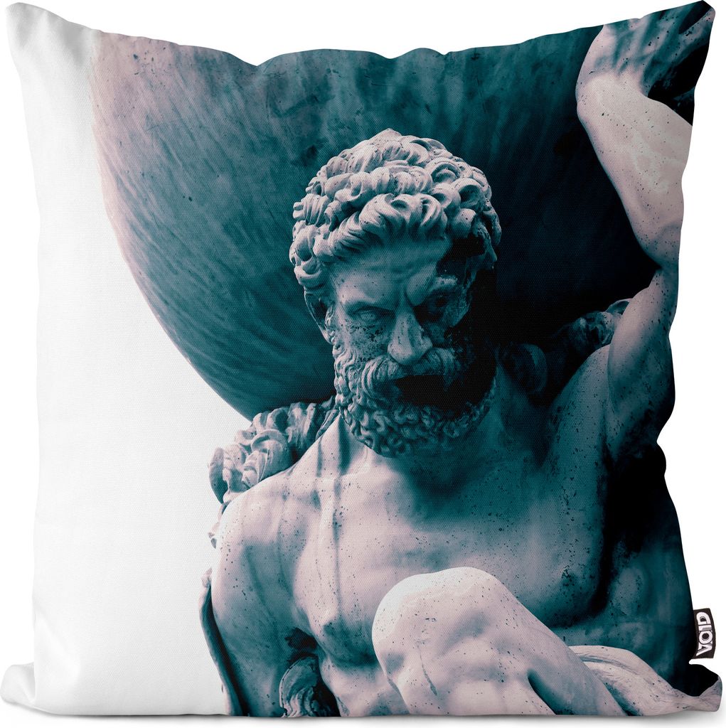 VOID Atlas Griechenland Welt Kissenbezug Kissenhülle Sofakissen Kissen Deko Outdoor-Kissen Dekokissen