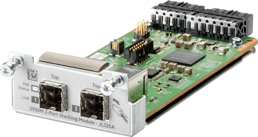 HPE Aruba - Netzwerkstapelmodul 2 - für HPE Aruba 2930M 24 Smart Rate POE+ 1-Slot