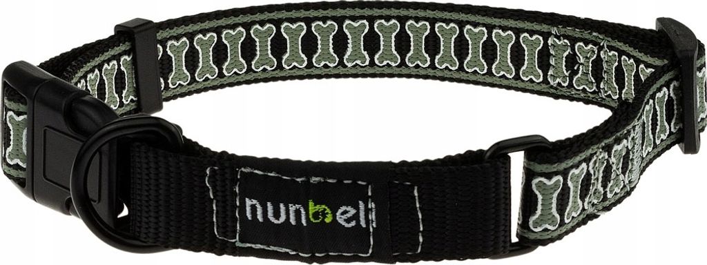 Großes reflektierendes Hundehalsband mit Schnalle L (40-60 cm)