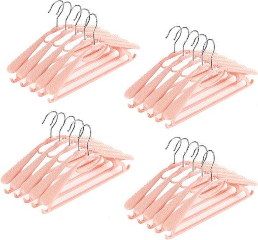 Holz Kleiderhaken für Babys, ausziehbar 30-45cm, 3,5cm Schulterbreite, Antislip, 360° drehbar, 8kg, chemikalienfrei