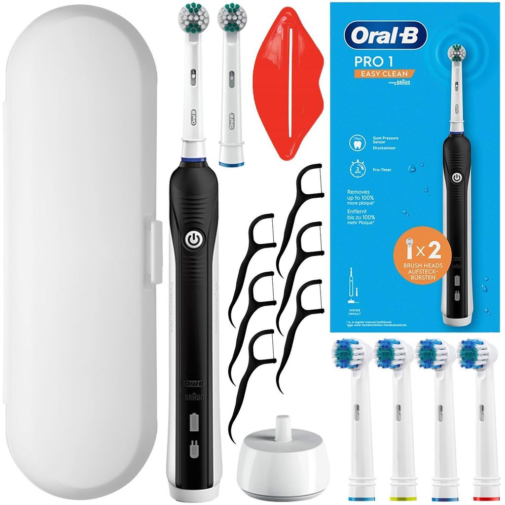 Oral-B Pro 1 Easy Clean Elektrische Zahnbürste + 4 Produktbild 