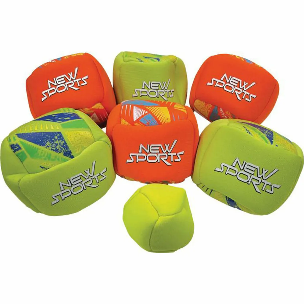 Jeu de pétanque d'intérieur New Sports en néoprène pour toute la famille