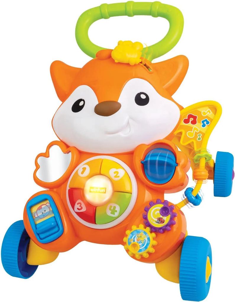 Winfun Baby-Lauflernhilfe Fuchs 2-in-1 mit Licht und Sound