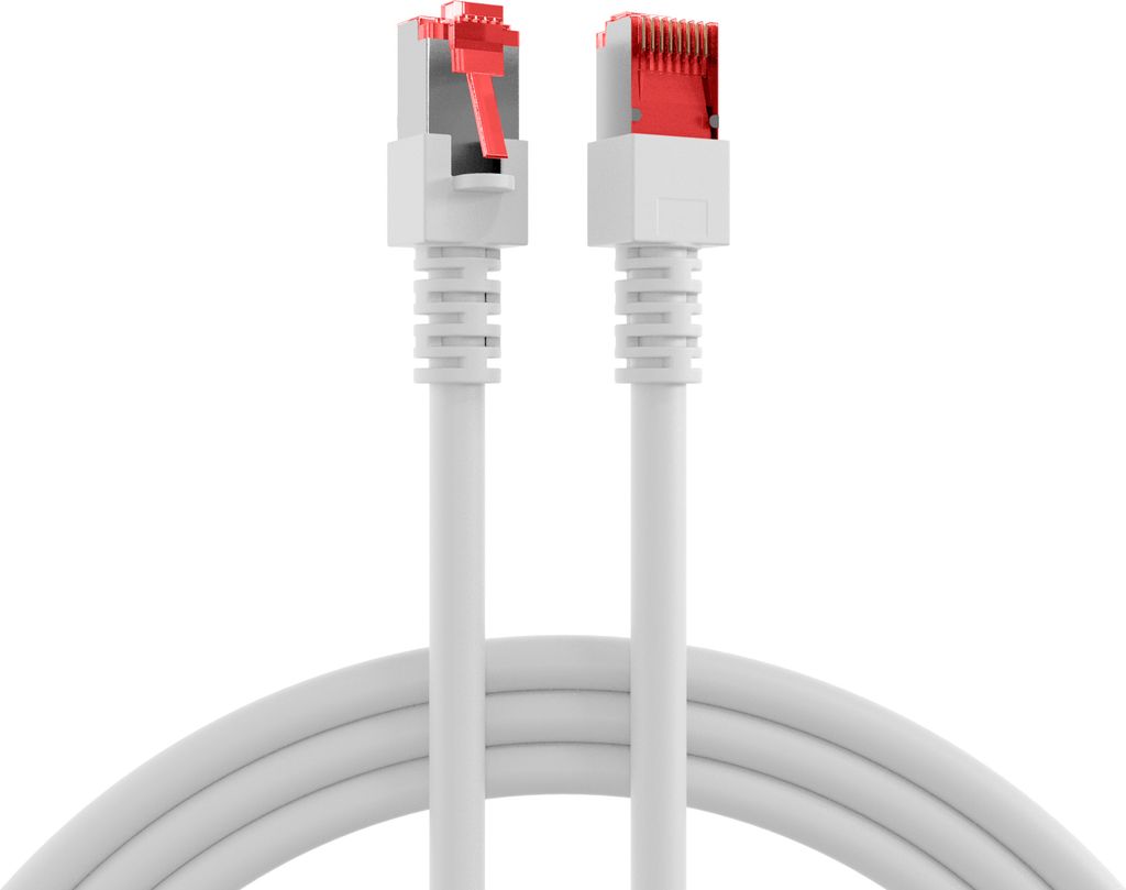 EFB RJ45 Patchkabel S/FTP, Cat.6, LSZH, 1m, weiß