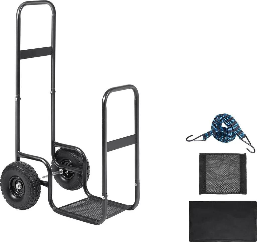 Chariot pour bois de chauffage FC1359 W.C SYT en acier lourd 250 lbs