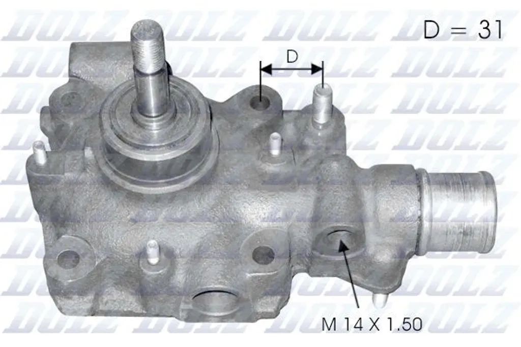 Pompe liquide refroidissement DOLZ B114 - Stop surchauffe et fuites