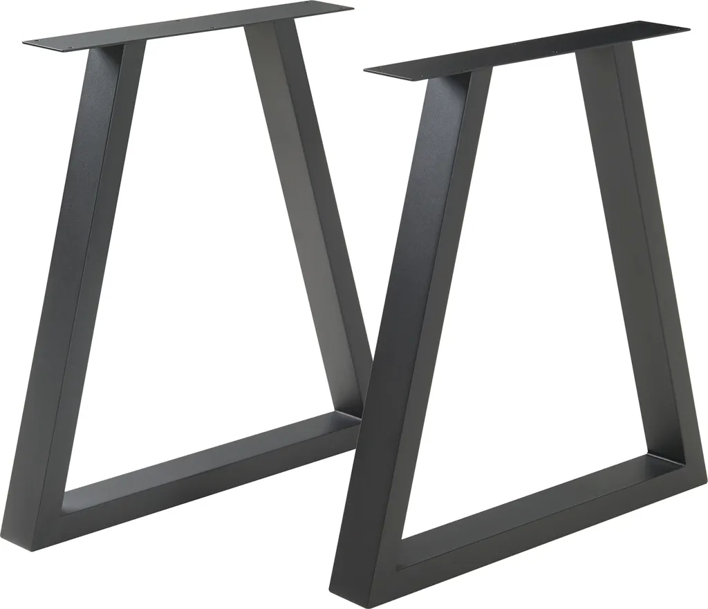 Supporto Tavolo Acciaio Nero Lyngby 72x70 cm | Fai da Te Industriale