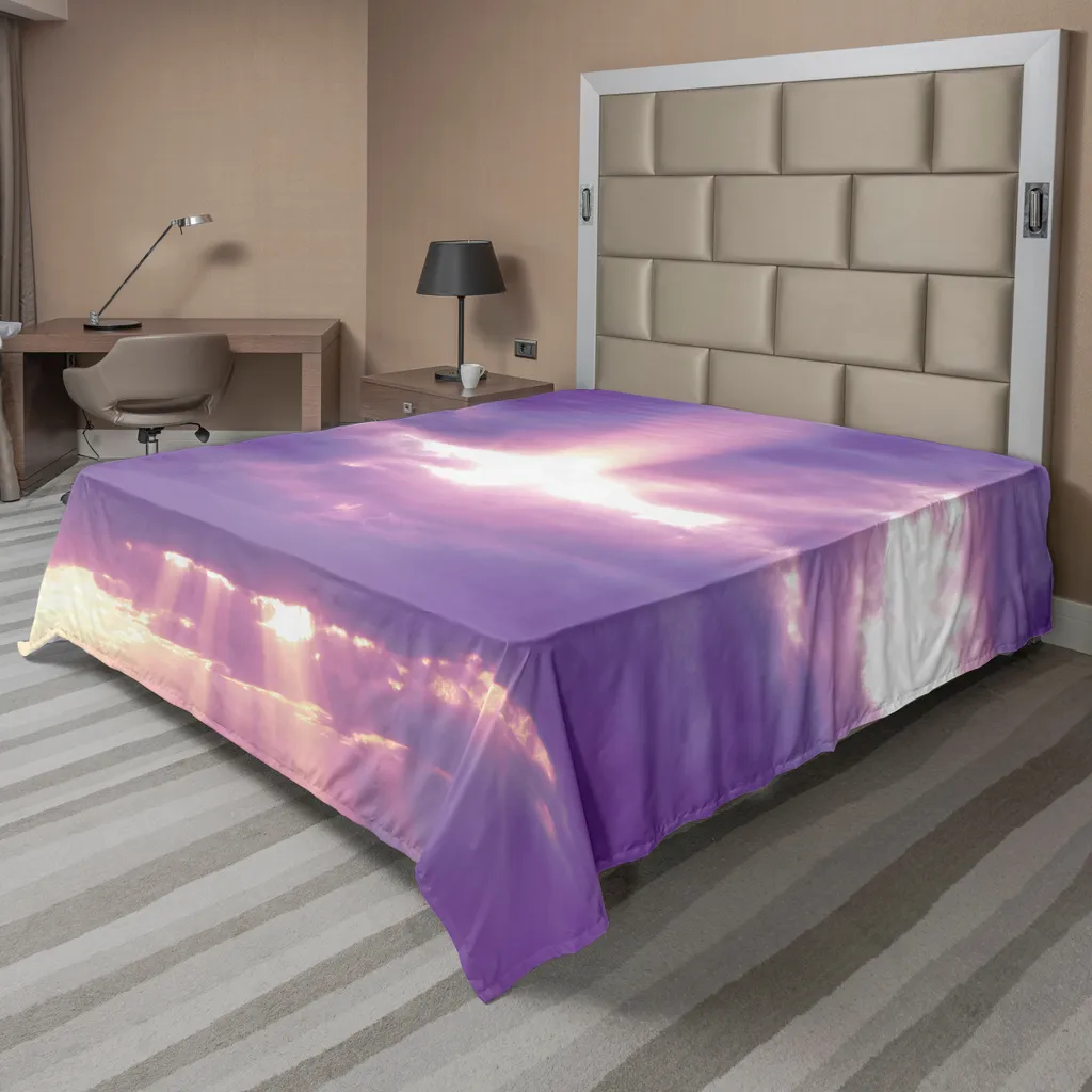 Drap de Lit Anti-Plis et Doux pour Décoration de Chambre Romantique