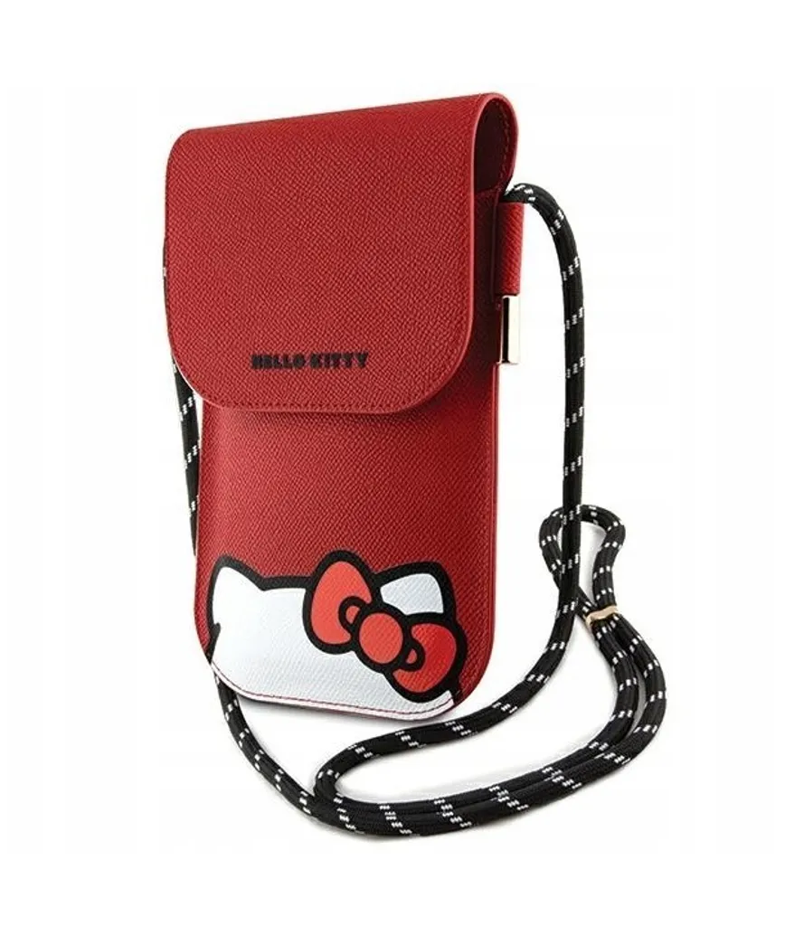 Hello Kitty Torebka Hkowbpscker Czerwony/Cordone in pelle rossa che nasconde Kitty