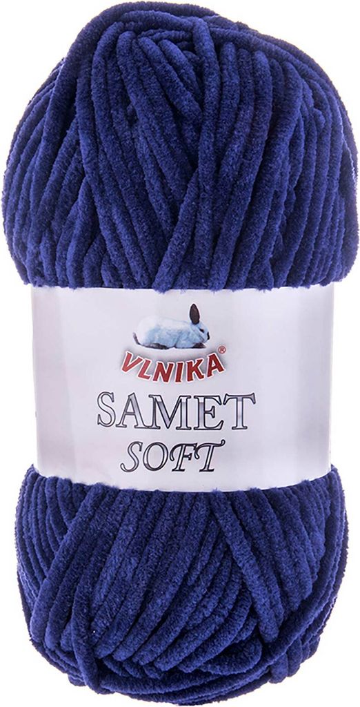 100g Strickgarn Samet Soft Chenille-Strickgarn Samtwolle flauschig Farbwahl