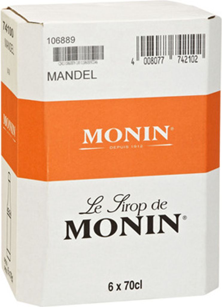 Monin Mandel Sirup 6 x 0,7 l