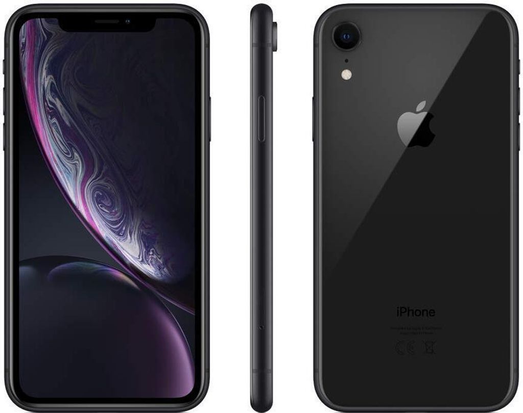 Apple iPhone XR 256GB Black Handy Smartphone ohne Simlock