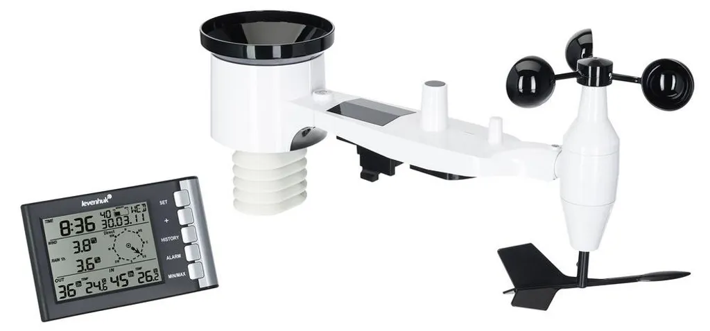 Station météo Levenhuk Wezzer PRO LP240 - Capteur 7-en-1 et Écran LCD