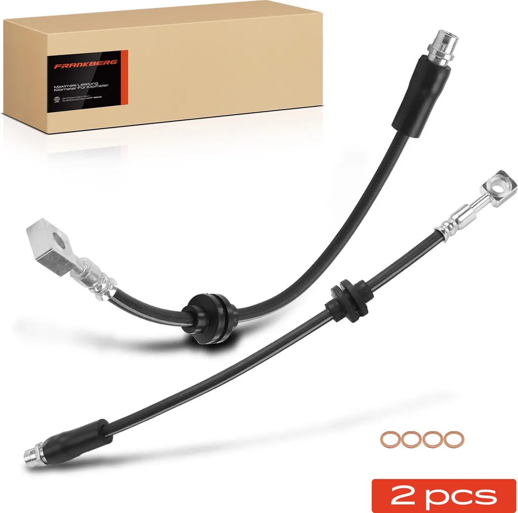 2 Flexibles de Frein Avant Renforcés pour Chevrolet Cruze et Astra J