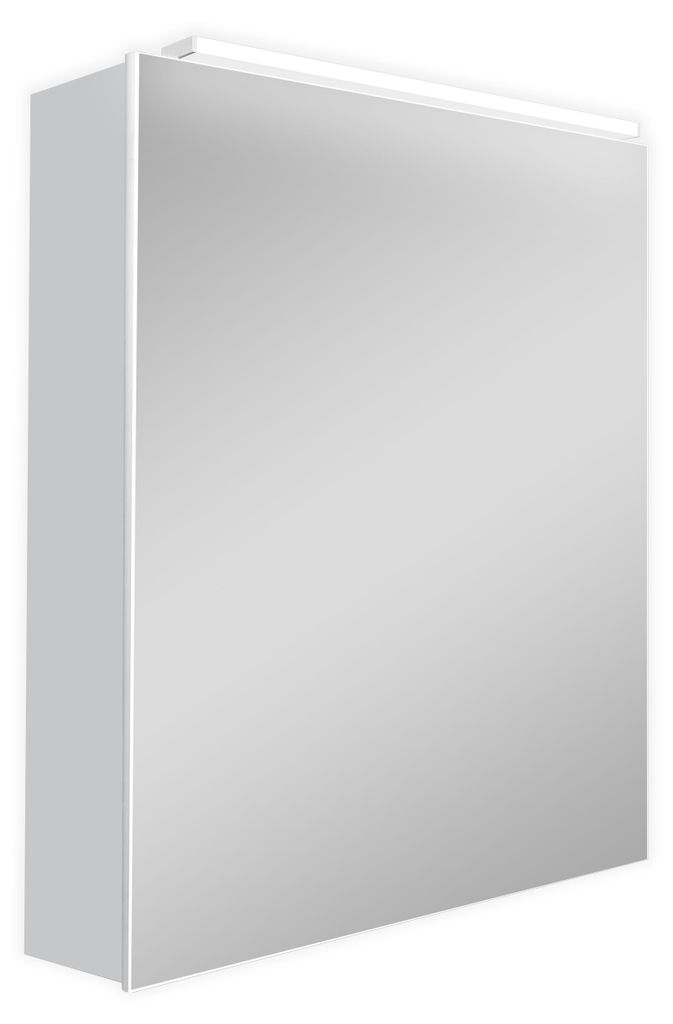 LED Spiegelschrank 40x60 cm, Alukorpus, Steckdose, 3 Produktbild 