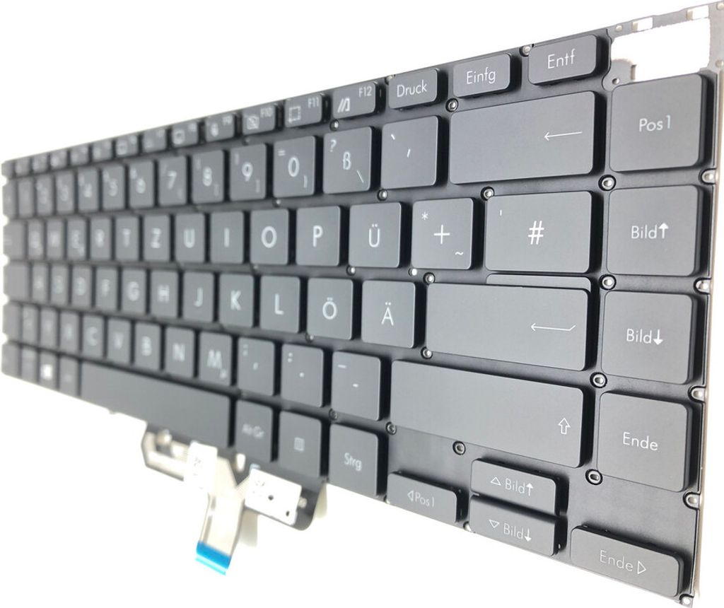 DEUTSCHE - Schwarz Tastatur Keyboard mit Beleuchtung kompatibel für Asus ZenBook 14X UX5400EA