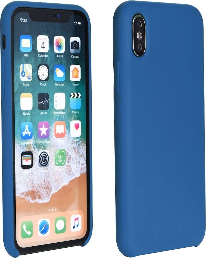 Silikon Case Hülle Schale Cover Dezent Handyhülle Handyschale Schutz für Samsung Galaxy Note 9 (N960F) in Blau @cofi1453