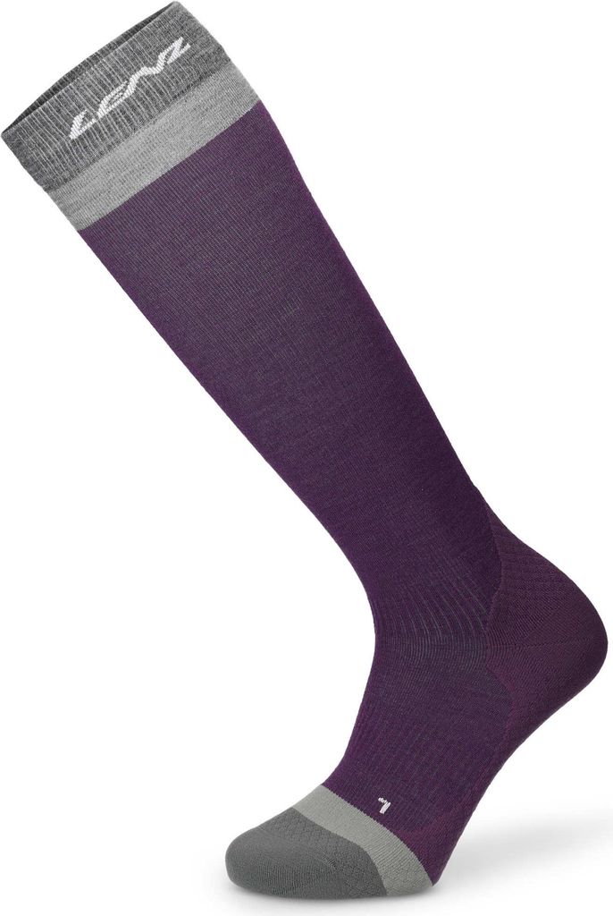 Lenz Think About Merino Compression 1 Socken, lila, 35-38