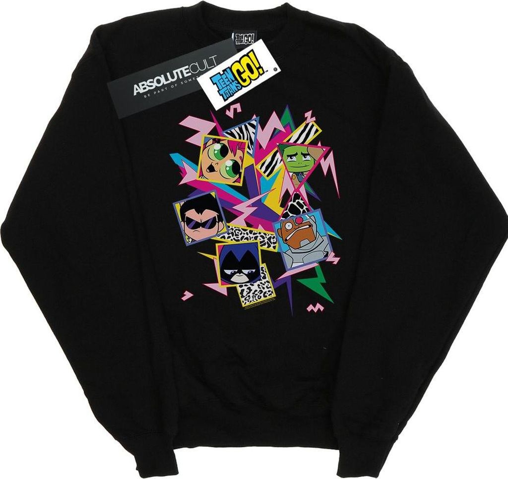 DC Comics - "Teen Titans Go" Sweatshirt für Damen BI41383 (M) (Schwarz)