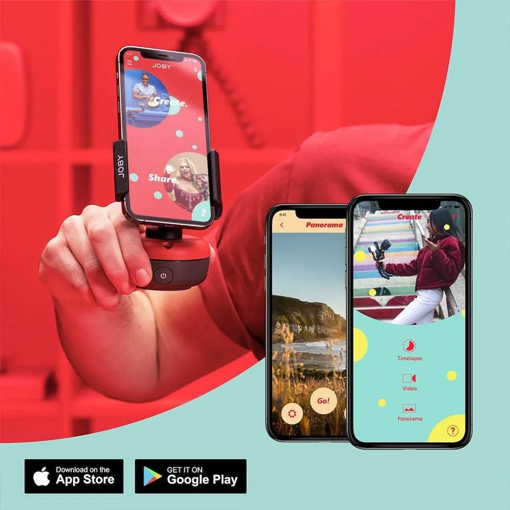 JOBY Spin Bluetooth: Testa a Sfera Motorizzata per Video e Timelapse Pro - 20