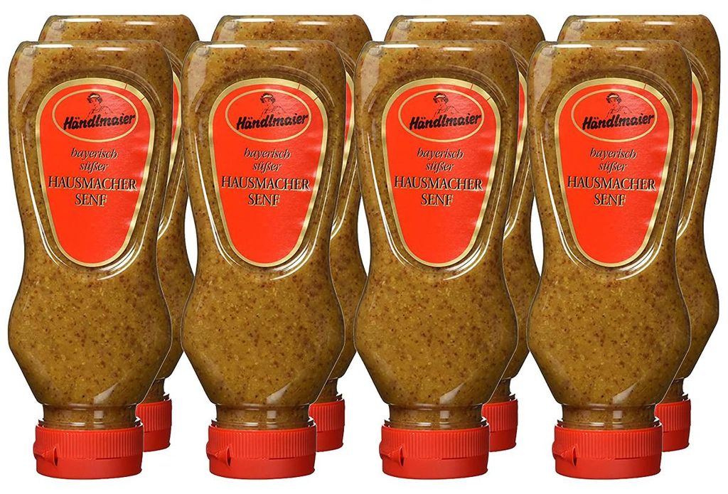 Słodka domowa musztarda Händlmaier w wyciskanej butelce Zdjęcie produktu 
