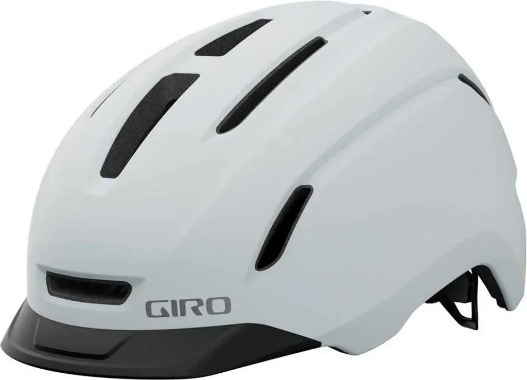 Casque de ville Giro Caden II Blanc S avec système Roc Loc City ajusté