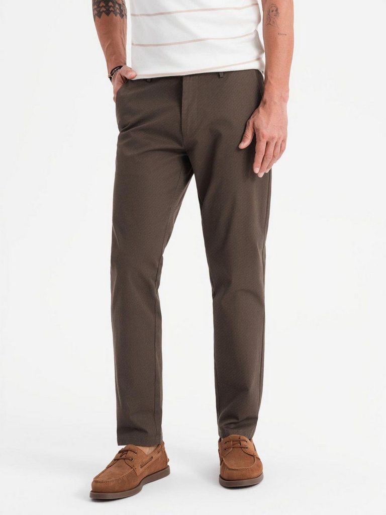 Ombre Clothing Herren-Chinos Gulfarius braun M